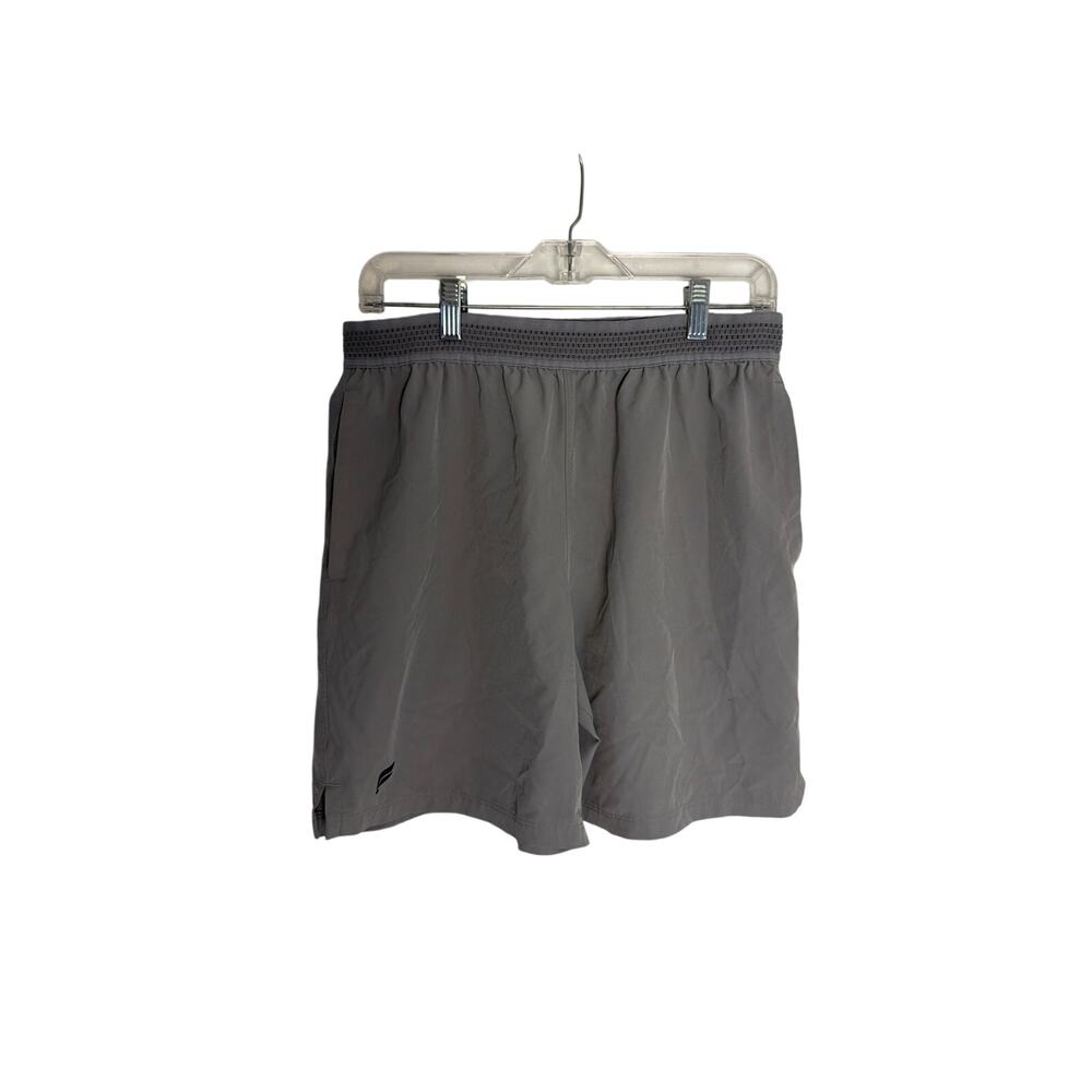 Fabletics Mens Grey Athletic Gym Training Running Shorts Size M Medium 30-32